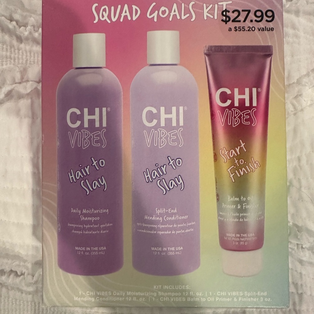 CHI Vibes Squad Goals Kit - Lavender & Pink Gradient
